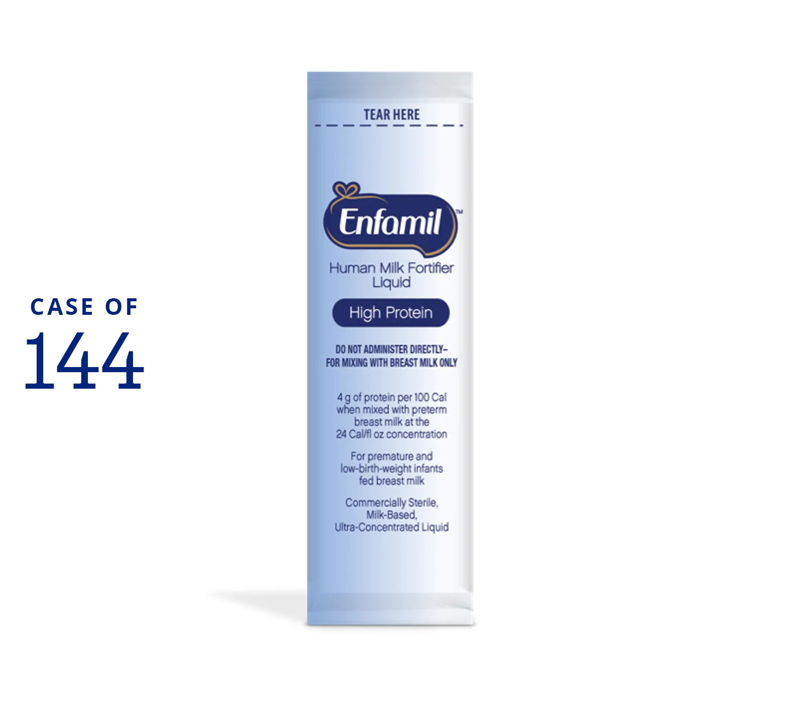 Enfamil® Liquid Human Milk Fortifier High Protein Concentrate - 5 mL sachets (Case of 144)