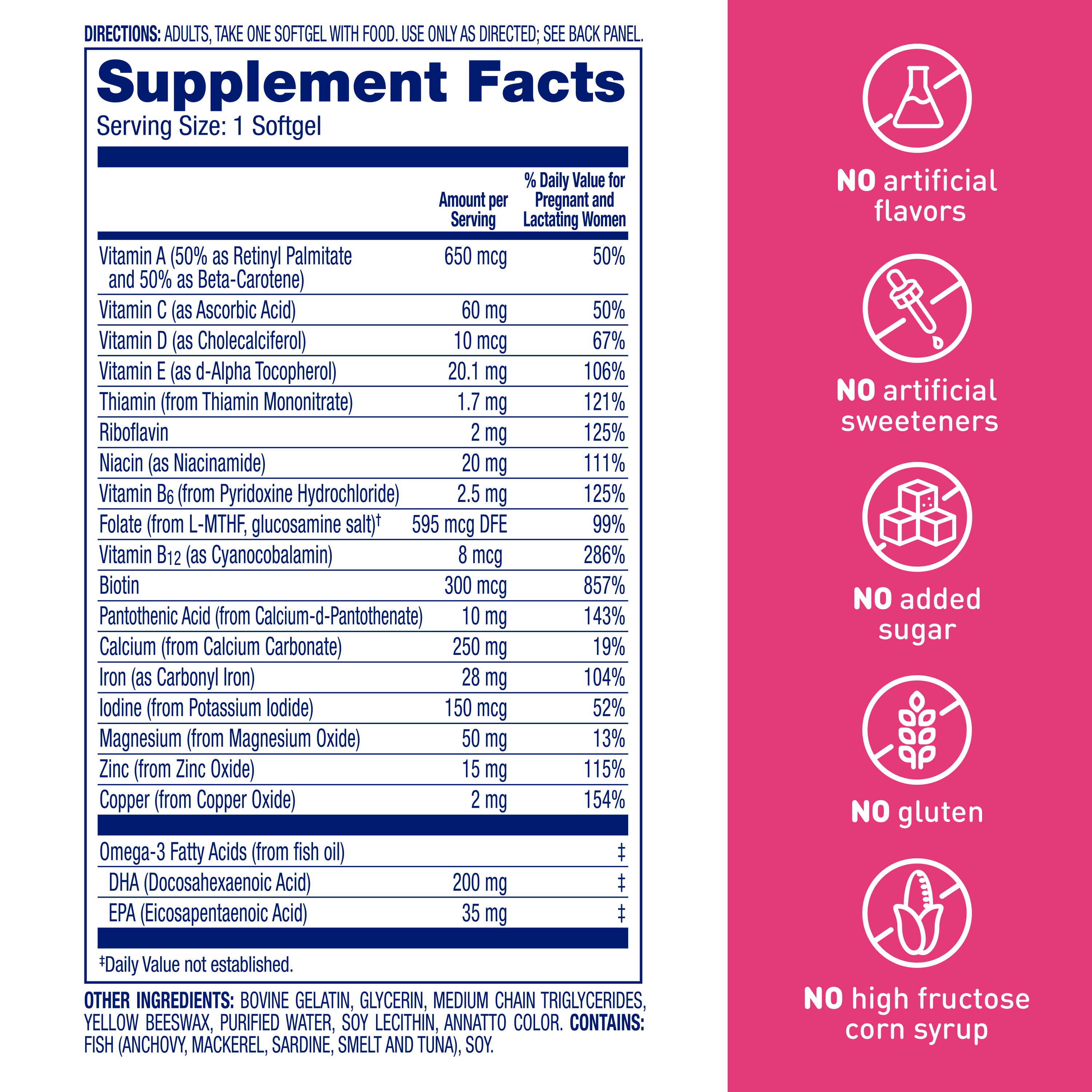 Enfamom™ Prenatal Multivitamin with DHA 30 Softgels