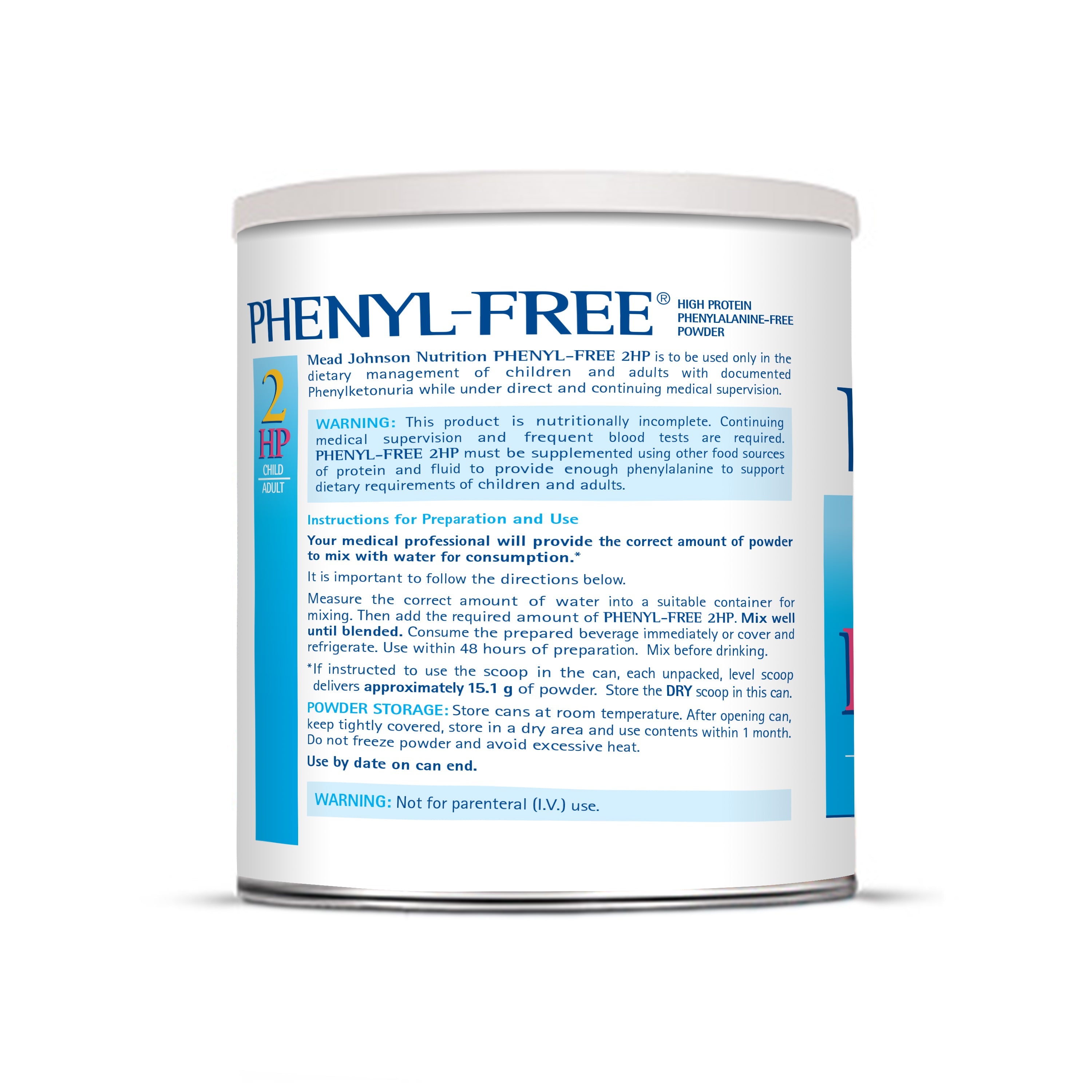 Phenyl-Free® 2HP Medical Food Powder - 1 lb Can