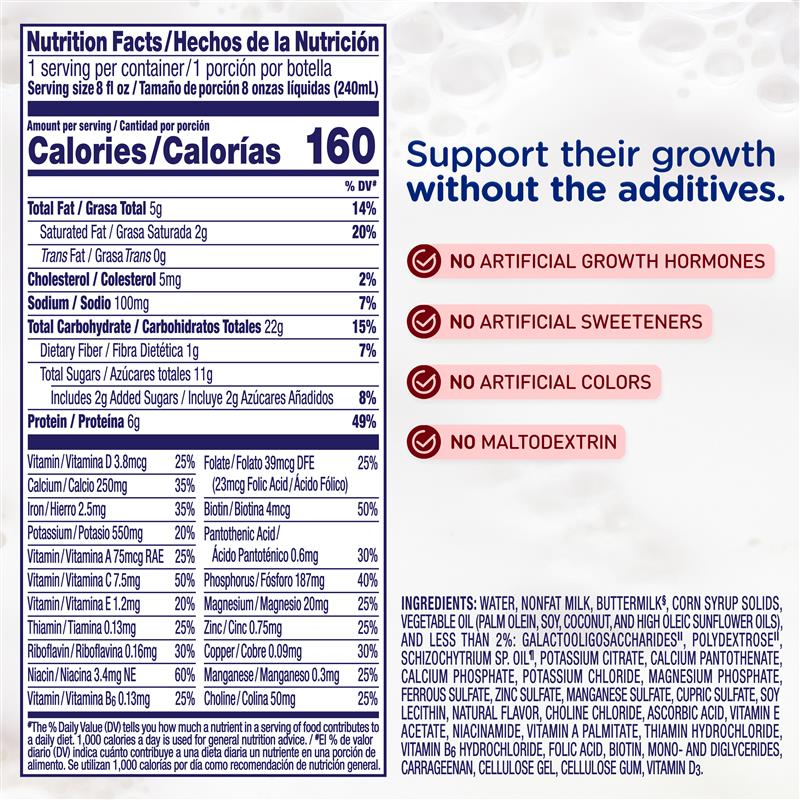 Enfagrow® NeuroPro® Toddler Nutritional Drink - Natural Milk Flavor Ready to Use - 8 fl oz (6 Bottles)