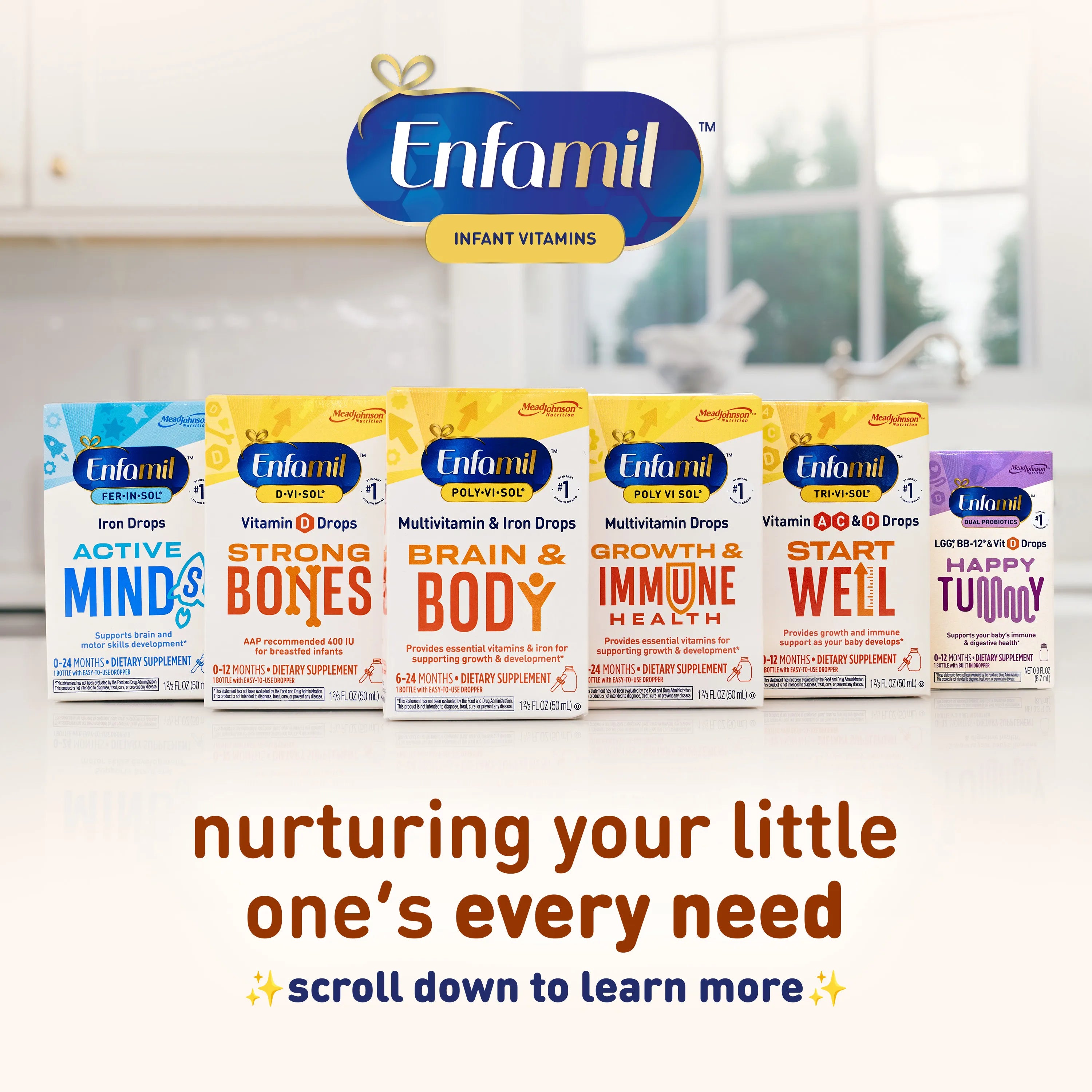 Enfamil® D-Vi-Sol® Vitamin D Drops 50 mL Bottle