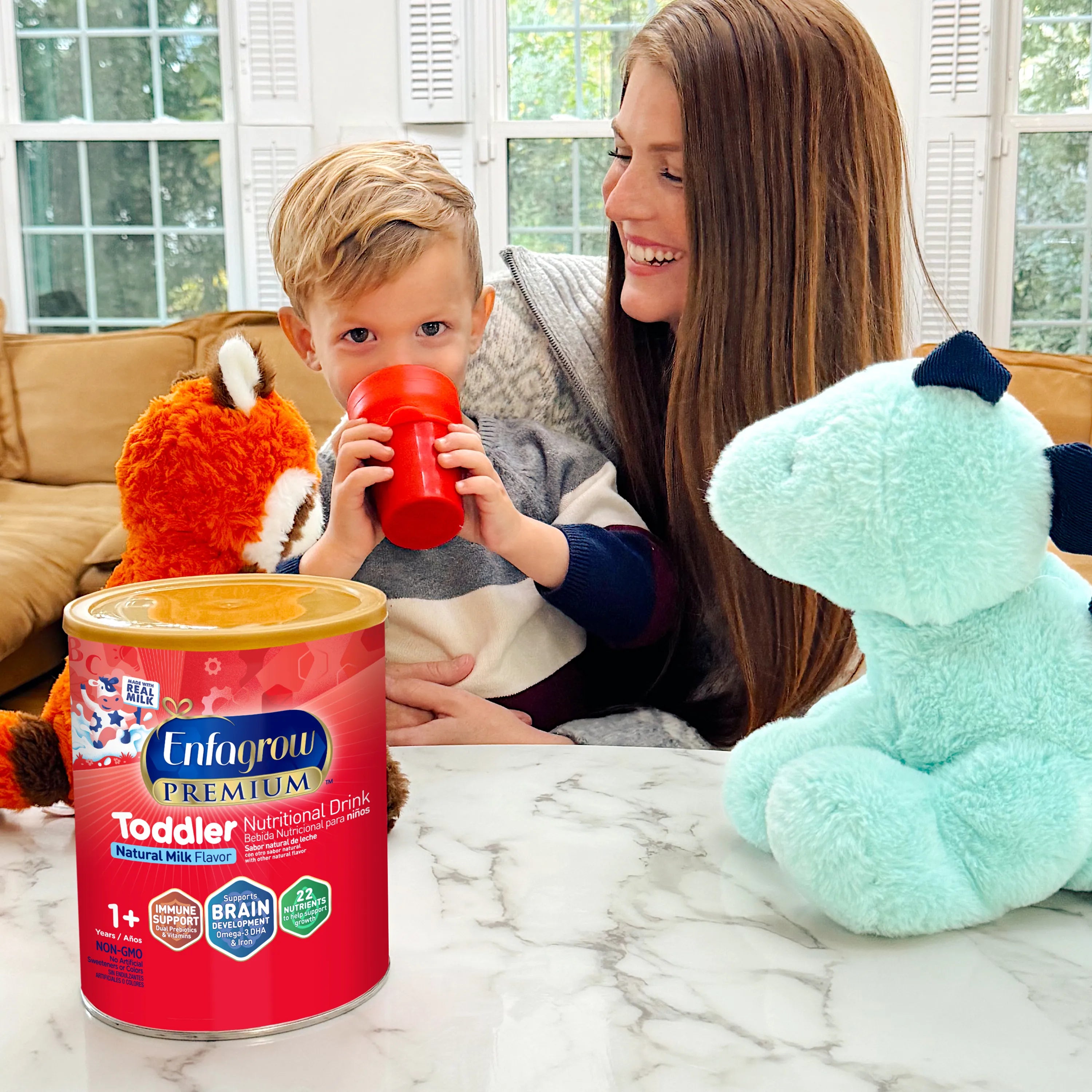 Enfagrow® PREMIUM Toddler Nutritional Drink - Natural Milk Flavor Powder - 24 oz Can
