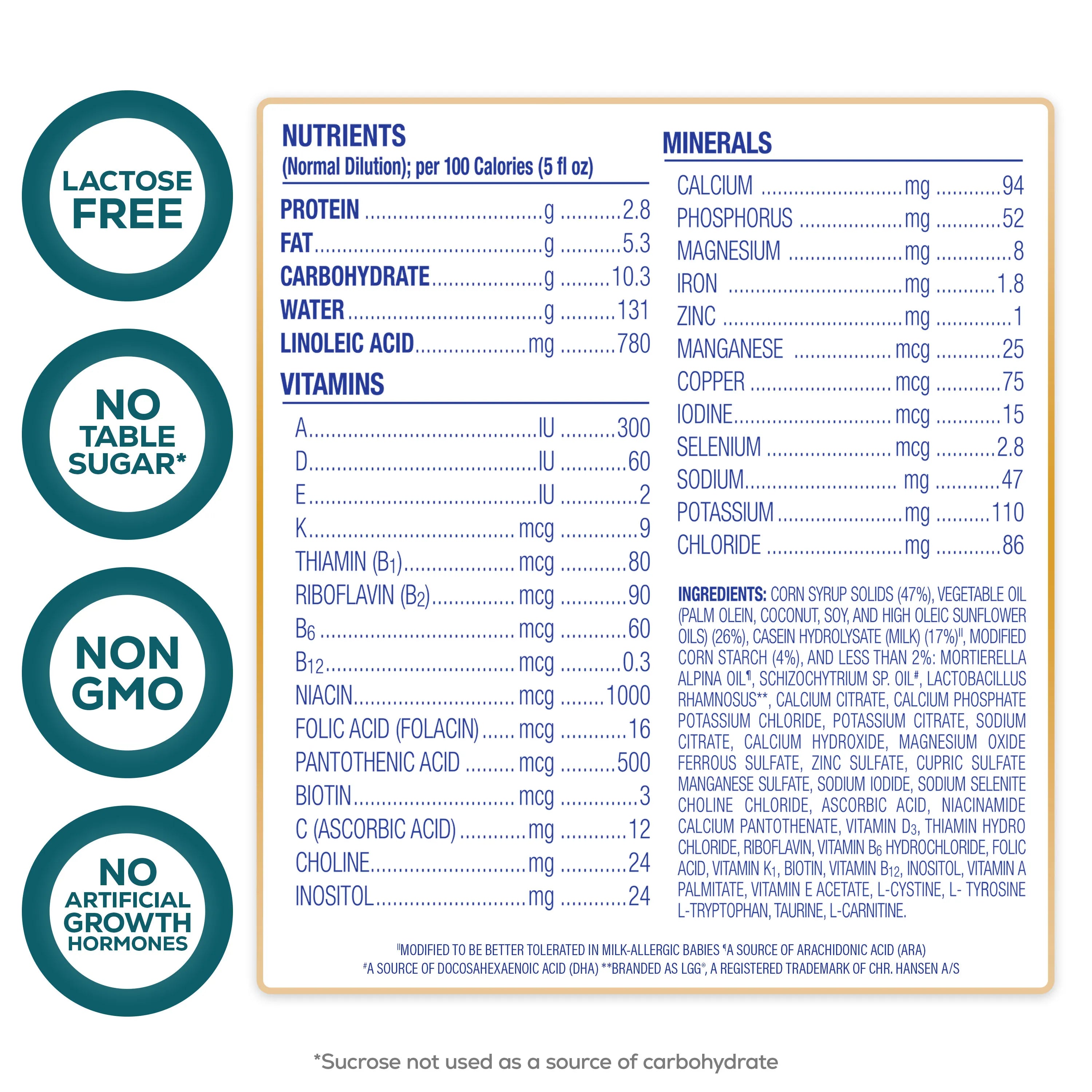 Nutramigen® with Probiotic LGG® Hypoallergenic Infant Formula Powder - 27.8 oz Can - Super Saver Pack