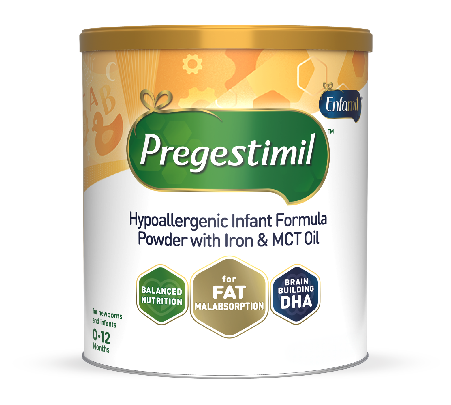 Pregestimil® Hypoallergenic Infant Formula for Fat Malabsorption Powder - 1 lb Can