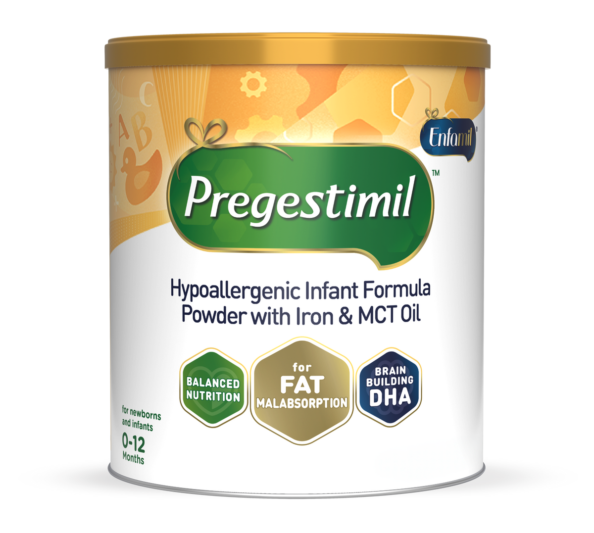 Pregestimil® Hypoallergenic Infant Formula for Fat Malabsorption Powder - 1 lb Can