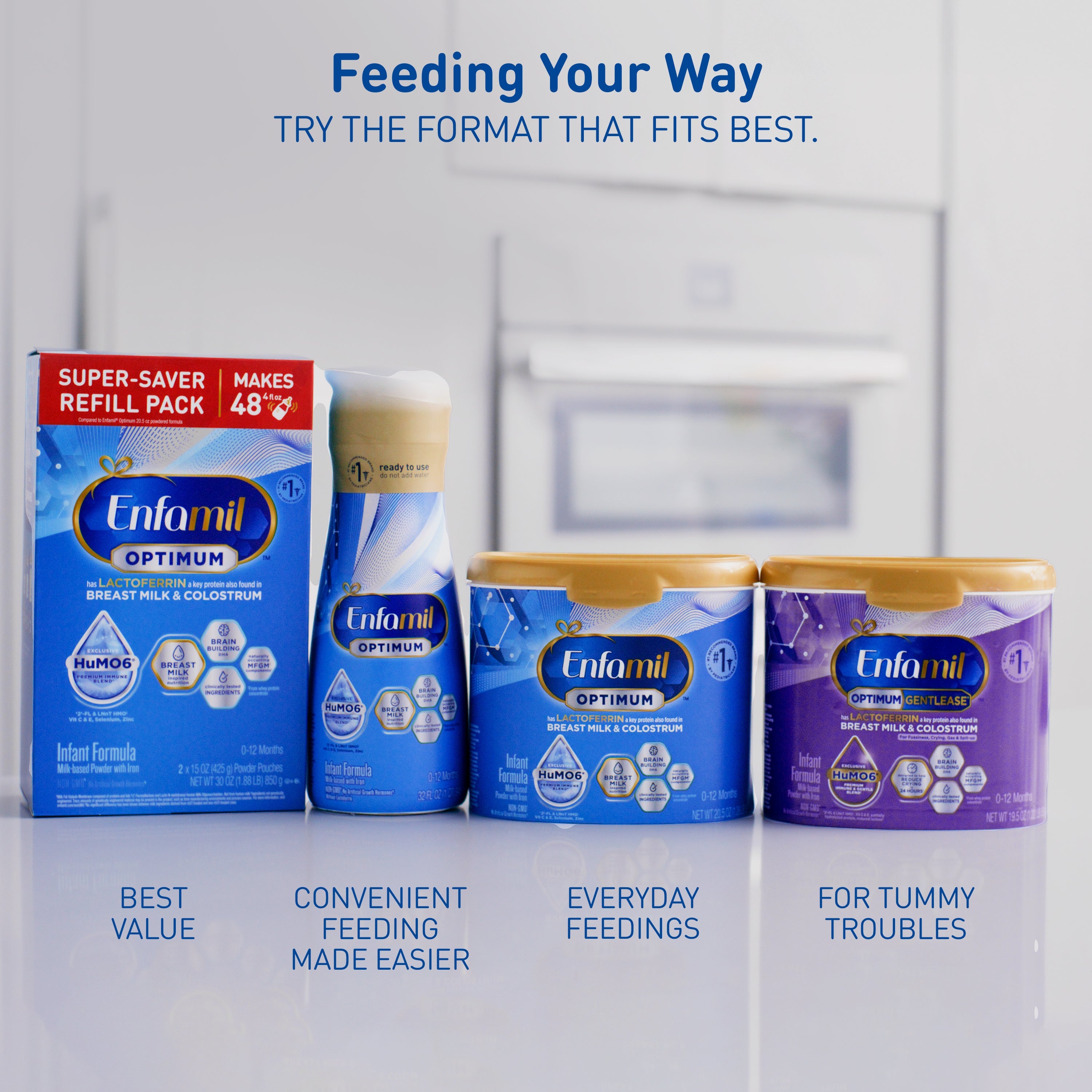 Enfamil® Optimum™ (Enspire) Infant Formula Powder - 20.5 oz Tub