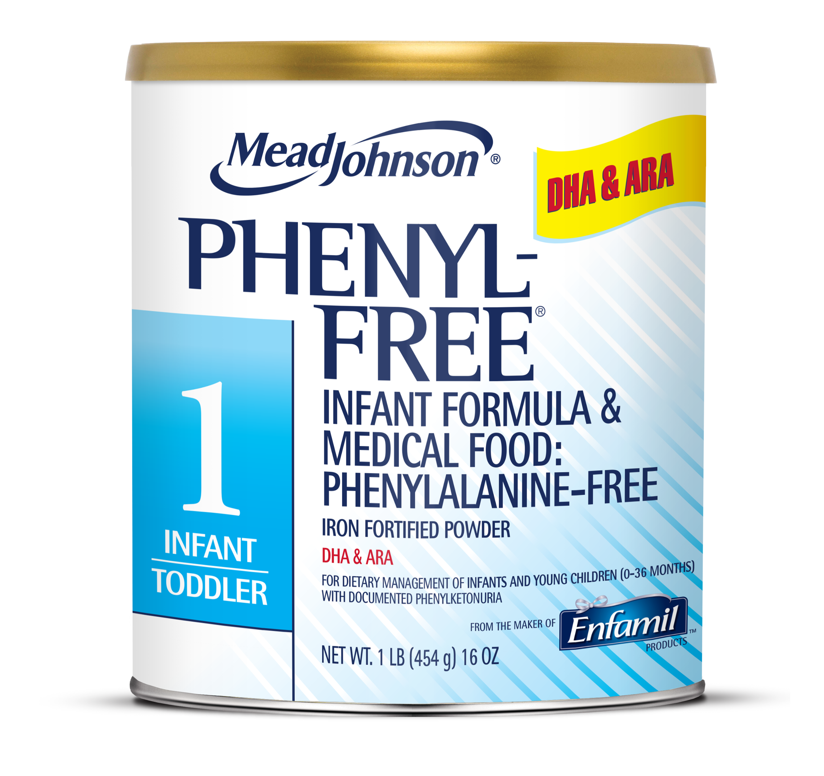 Phenyl-Free® 1 Infant Formula & Medical Food Powder - 1 lb Can