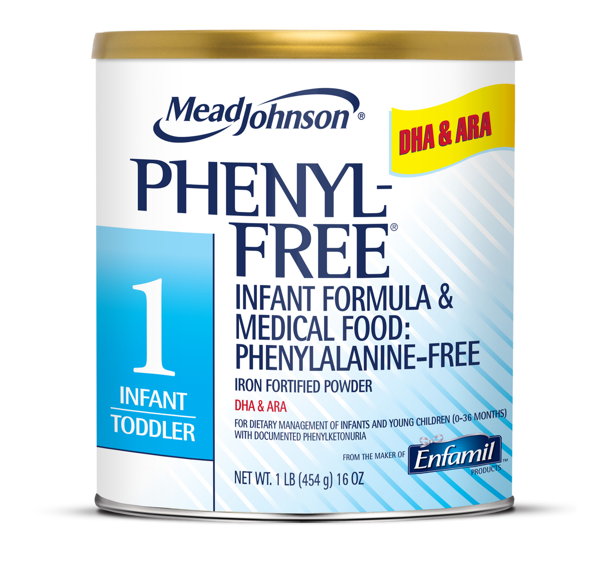 Phenyl-Free® 1 Infant Formula & Medical Food Powder - 1 lb Can