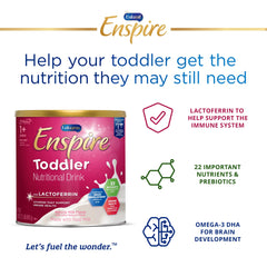 Enfagrow® Enspire® Toddler Nutritional Drink - Natural Milk Flavor Powder - 24 oz Can