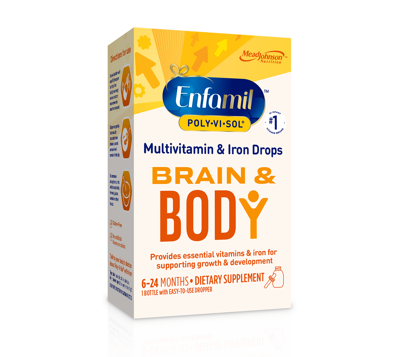 Enfamil® Poly Vi Sol® Multivitamin Drops with Iron 50 mL Bottle