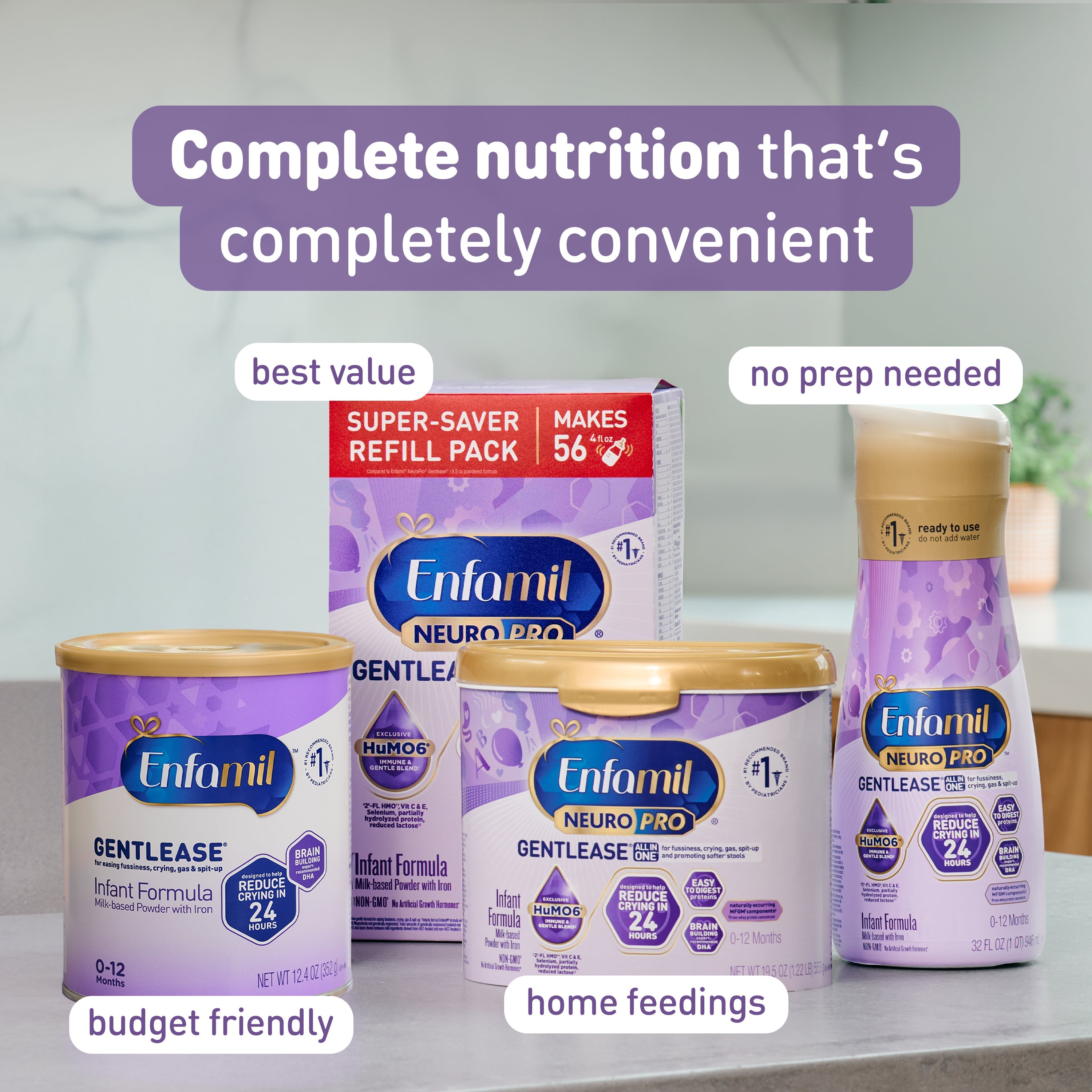 Enfamil® Gentlease Infant Formula Powder - 27.7 oz Can