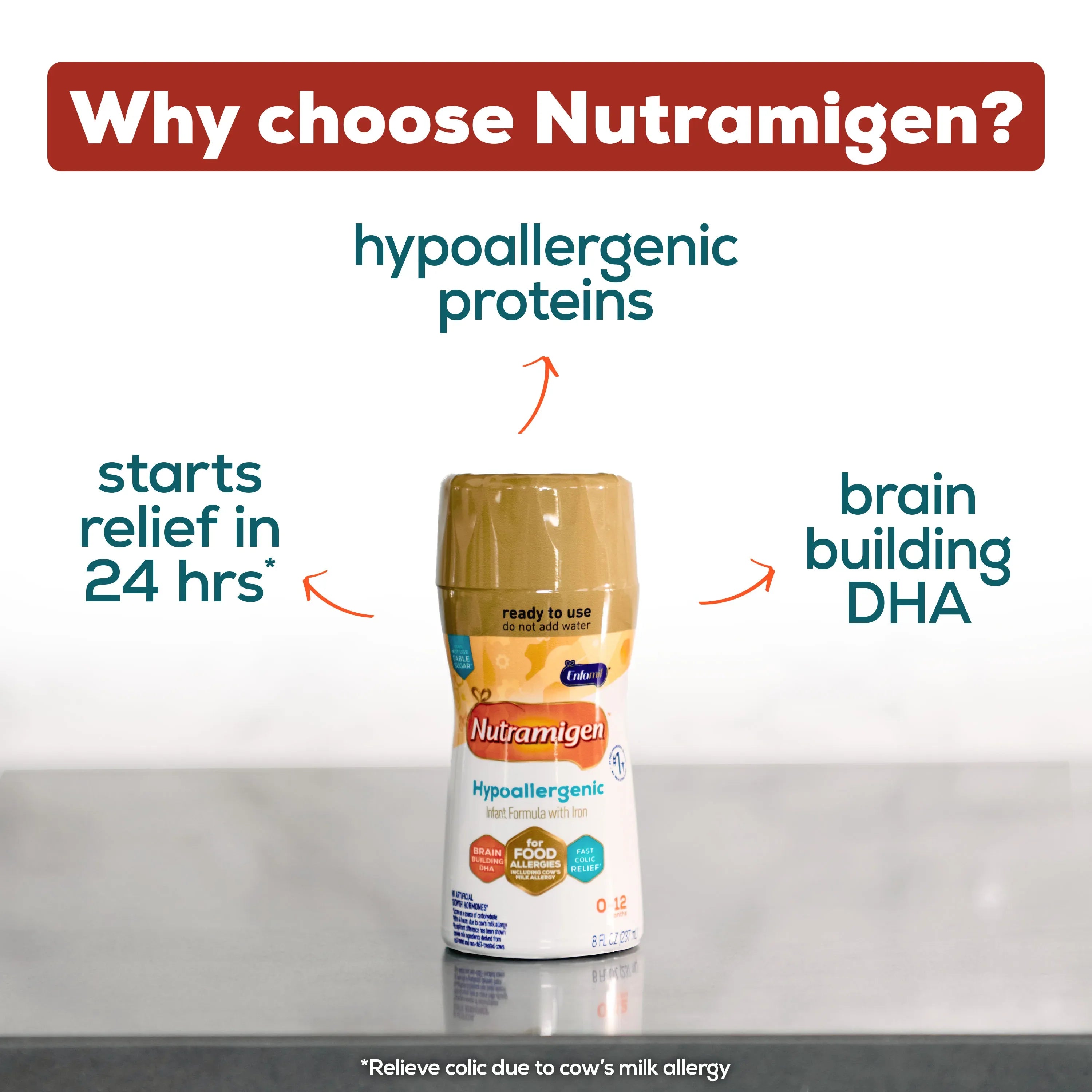 Nutramigen® with Probiotic LGG® Hypoallergenic Infant Formula Powder - 27.8 oz Can - Super Saver Pack