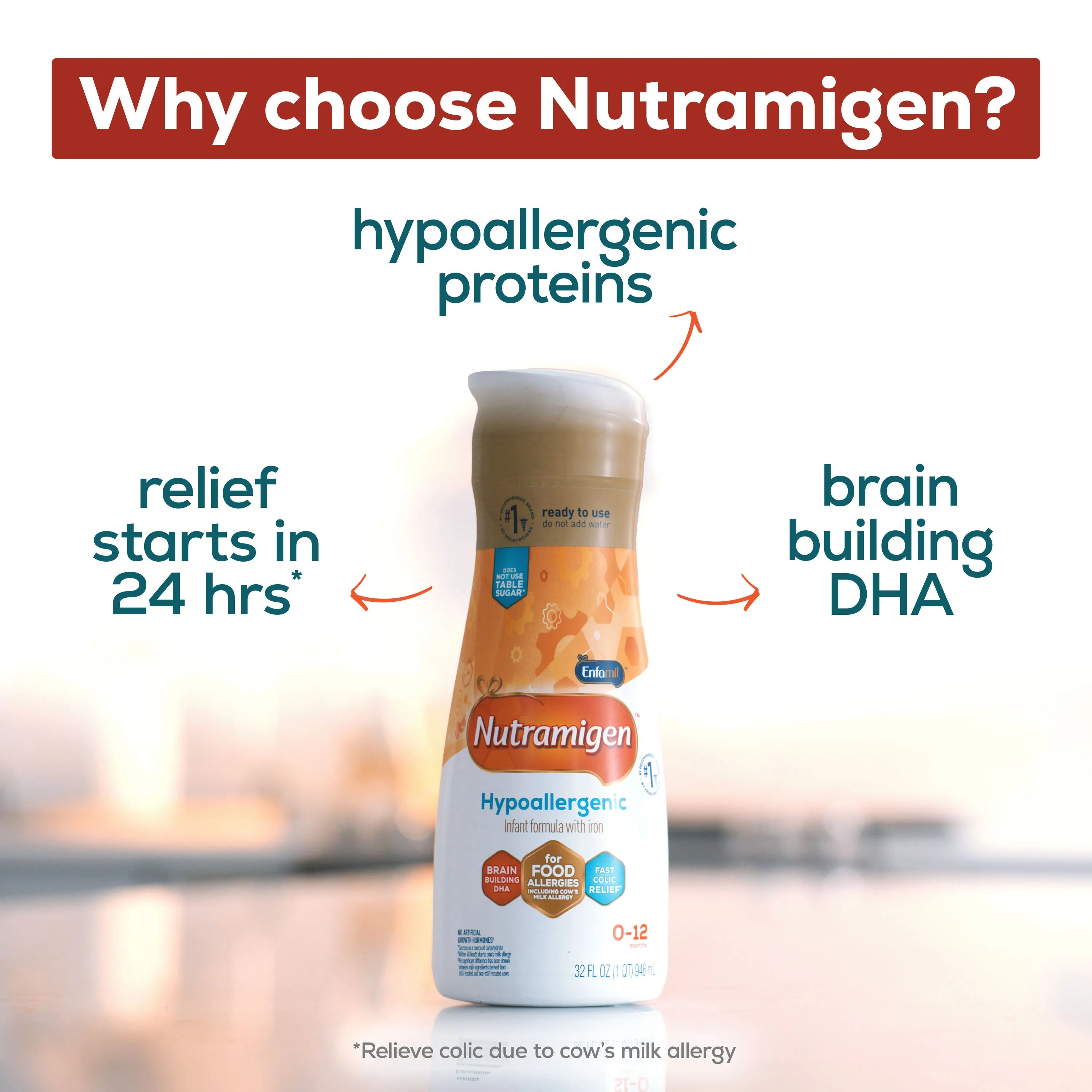 Nutramigen® with Probiotic LGG® Hypoallergenic Infant Formula Powder - 27.8 oz Can - Super Saver Pack